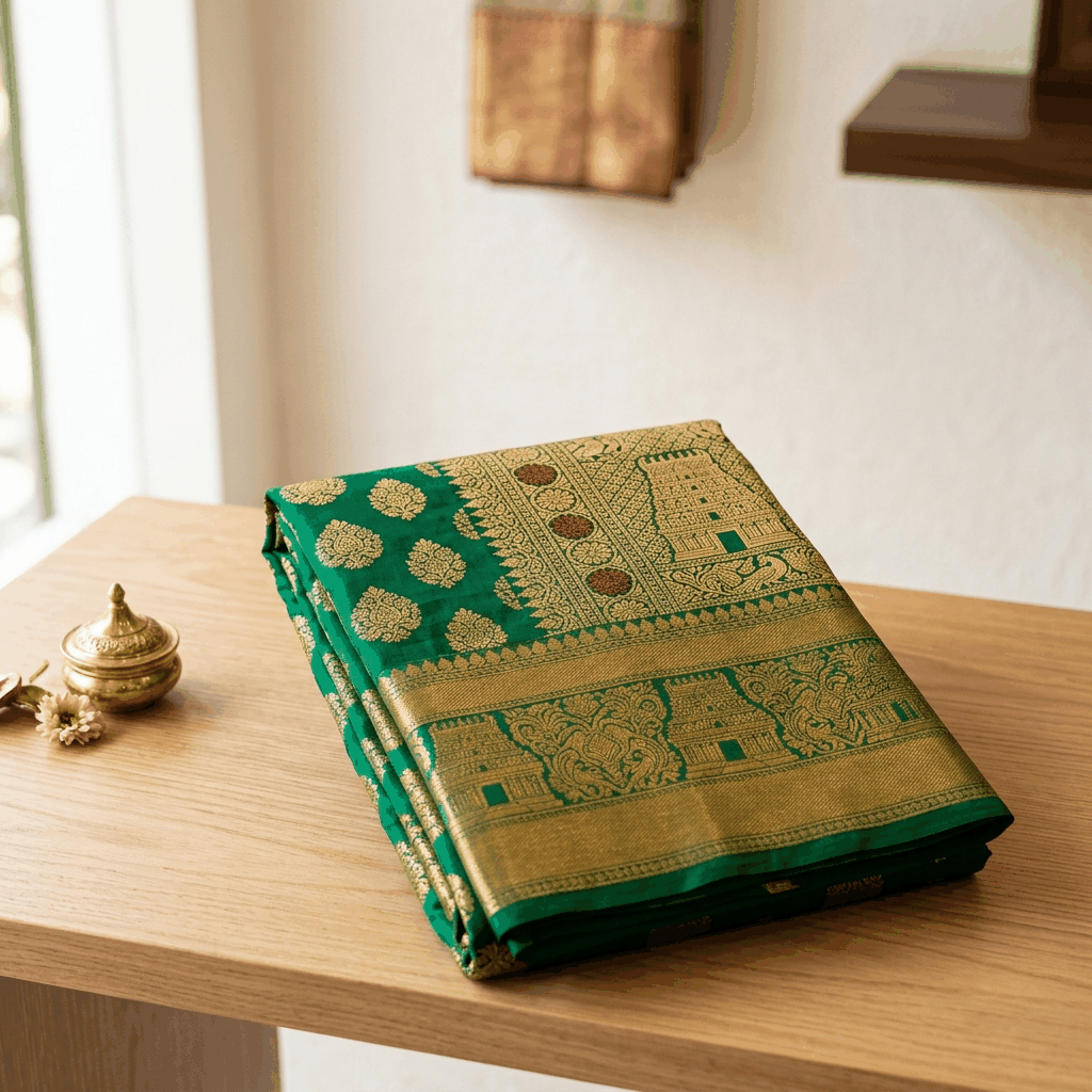 Kanjivaram Temple Silk